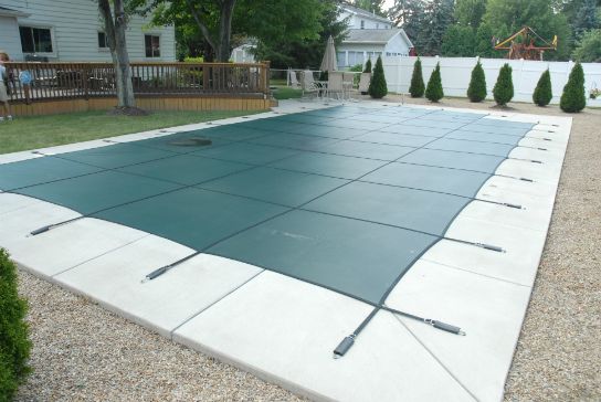 Original Mesh Green Pool Safety Cover.